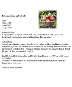 Böhmerwälder Apfestrudel